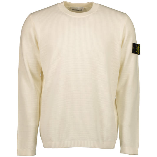 Crewneck Knitted Cotton Jumper