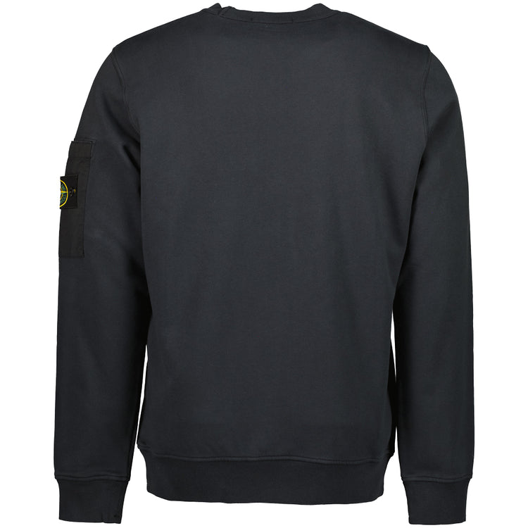 Cotton Fleece Pocket Sweatshirt