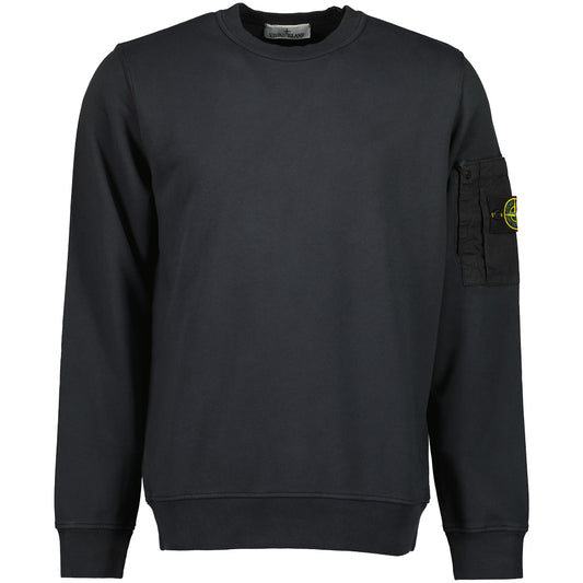 Cotton Fleece Pocket Sweatshirt