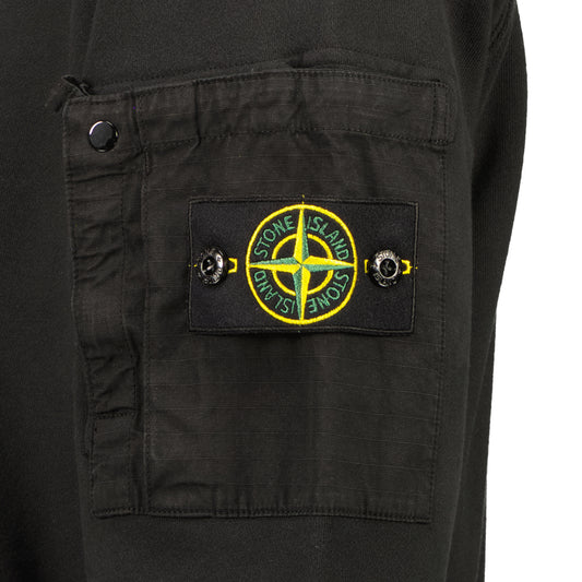 Cotton Fleece Pocket Sweatshirt