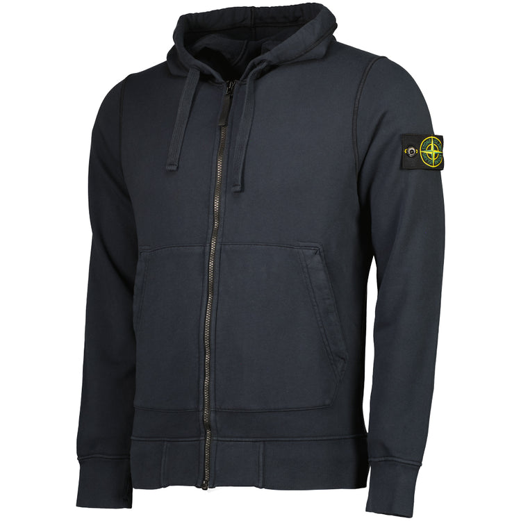 Zip-Up Hooded Fleece Sweatshirt