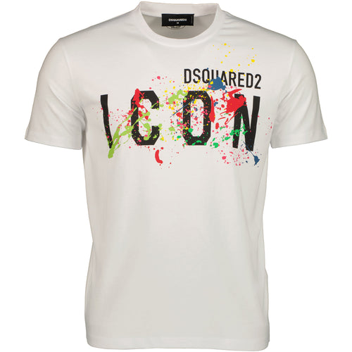 DSQUARED2 T-shirt Icon Con Stampa Bianco IT