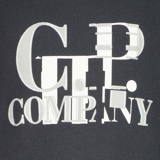 C.P. Junior Crewneck Logo Print Sweatshirt - Casual Basement
