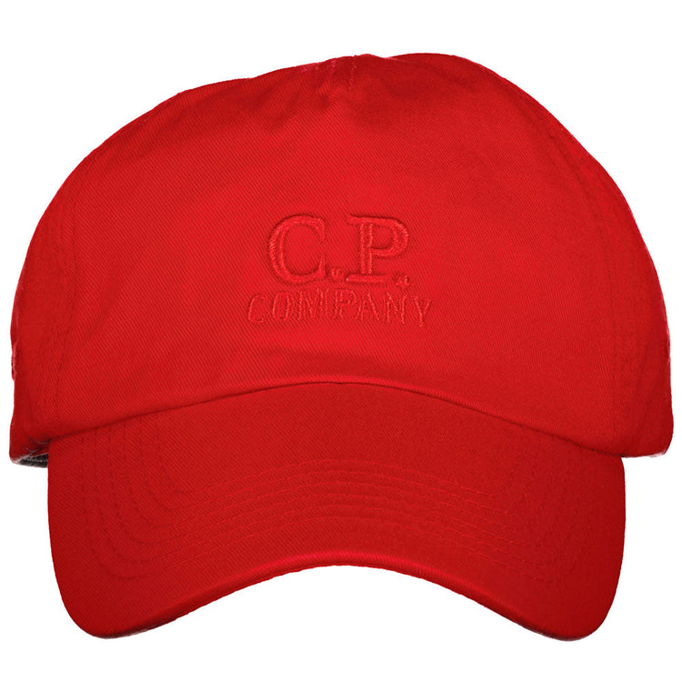 C.P. Embroidered Logo Gabardine Cap - Casual Basement