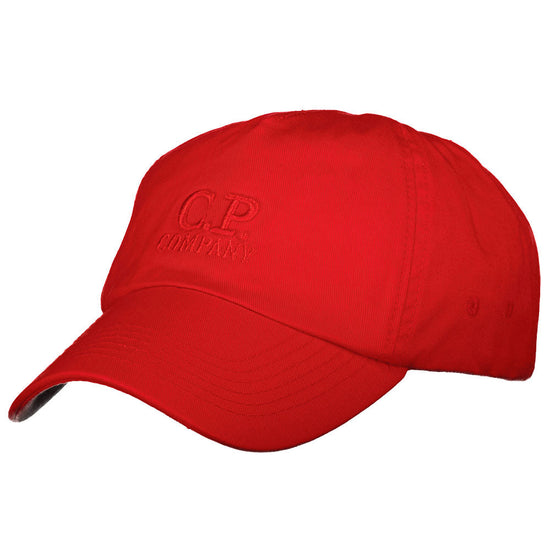C.P. Embroidered Logo Gabardine Cap - Casual Basement