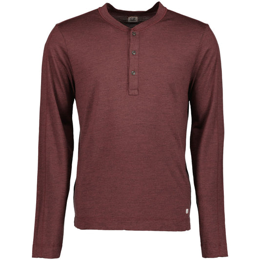 C.P. Long Sleeve Wool Button Up T-Shirt - Casual Basement