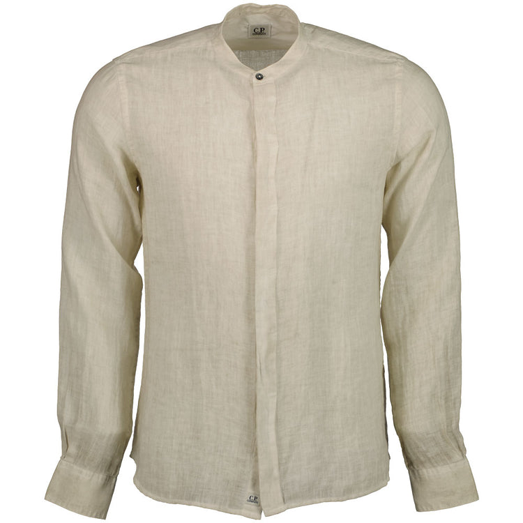 C.P. Long Sleeve Linen Shirt - Casual Basement