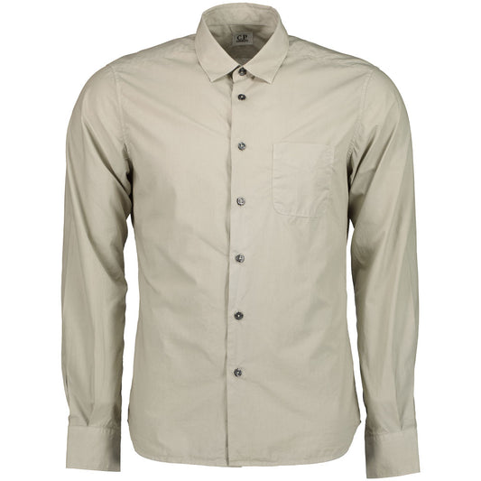 C.P. Long Sleeve Popeline Shirt - Casual Basement