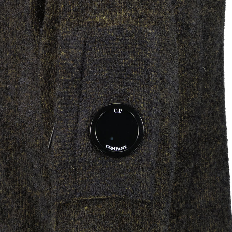 C.P. Henley Neck Lens Fleece Knit - Casual Basement