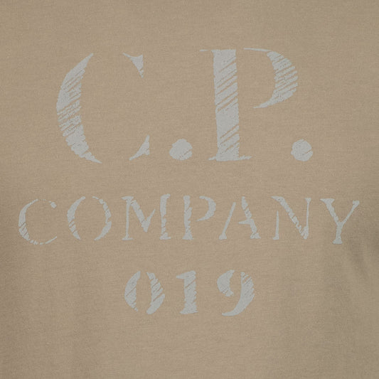 '019' Logo Print T-Shirt - Casual Basement