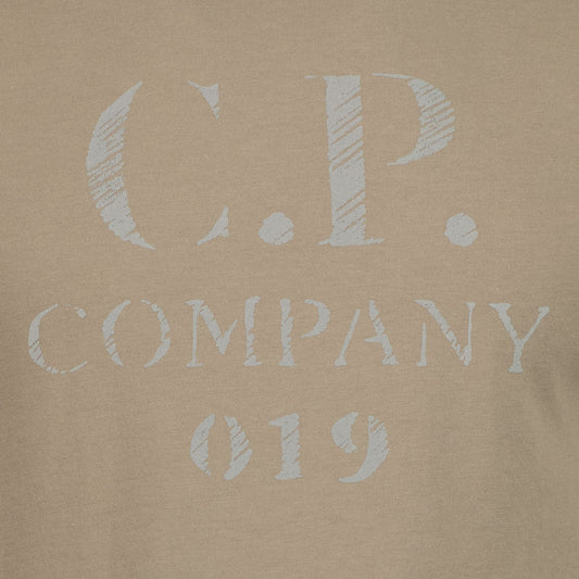 '019' Logo Print T-Shirt - Casual Basement
