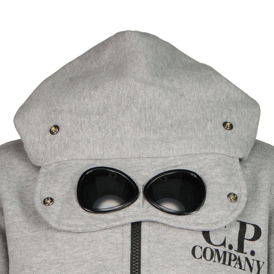 C.P. Junior Goggle Hooded Zip Sweat - Casual Basement