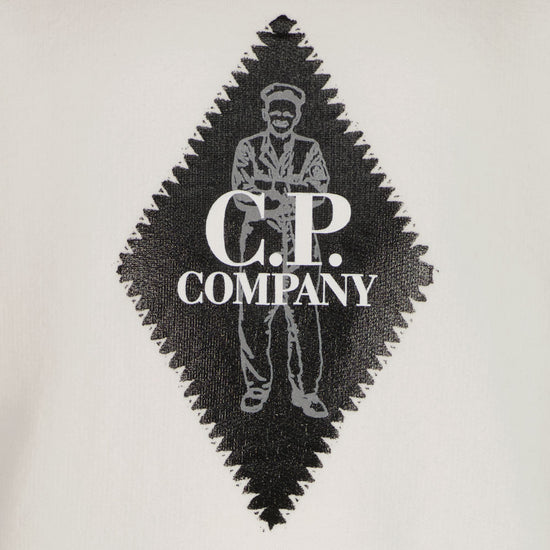 C.P. Junior Logo Print Lens Sweatshirt - Casual Basement