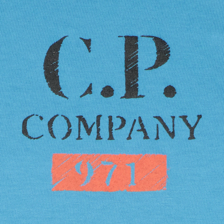 C.P. Junior Long Sleeve Logo Print T-Shirt - Casual Basement