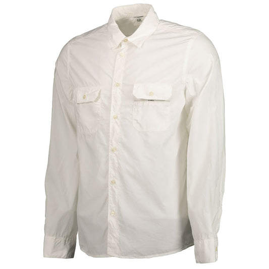 Long Sleeve Poplin Cotton Shirt - Casual Basement