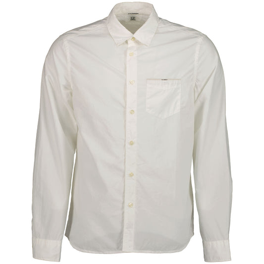 C.P. Long Sleeve Pocket Logo Shirt - Casual Basement