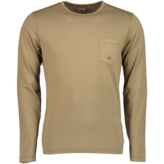 Long Sleeve Logo Print T-Shirt - Casual Basement