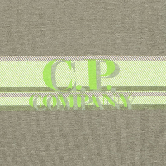 C.P. Long Sleeve Textured Logo T-Shirt - Casual Basement