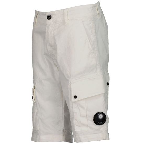 C.P. Junior Gabardine Lens Cargo Shorts - Casual Basement