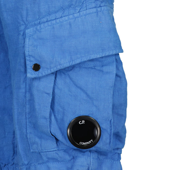 C.P. Junior Linen Lens Cargo Shorts - Casual Basement