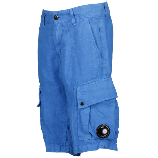 C.P. Junior Linen Lens Cargo Shorts - Casual Basement