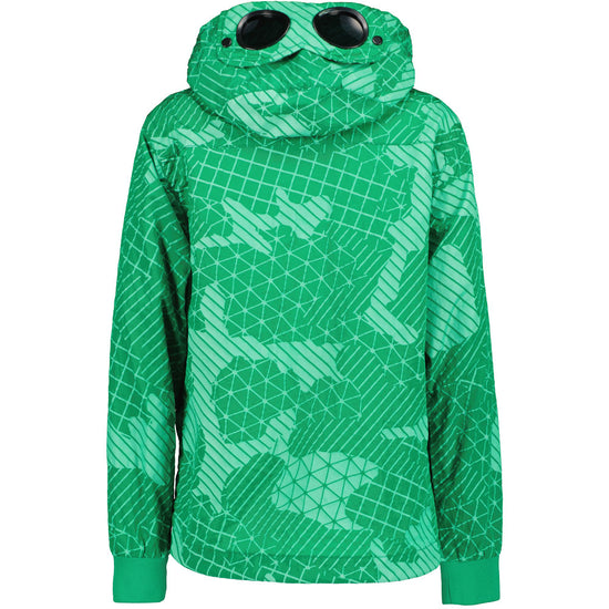 C.P. Company Junior Camo Net Hooded Goggle Jacket - Casual Basement