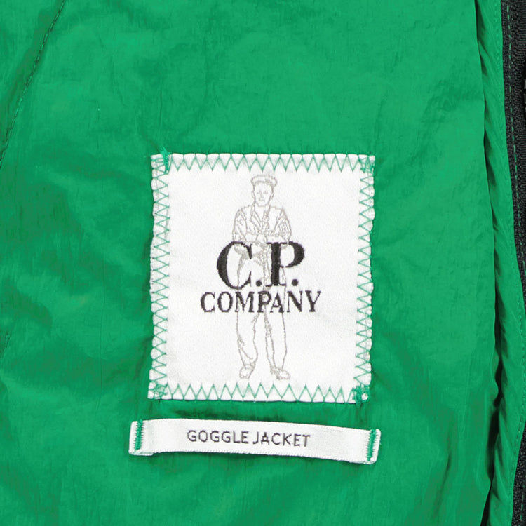 C.P. Company Junior Camo Net Hooded Goggle Jacket - Casual Basement