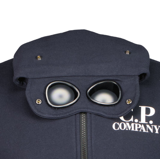 C.P. Junior Goggle Hooded Zip Up Sweatshirt - Casual Basement