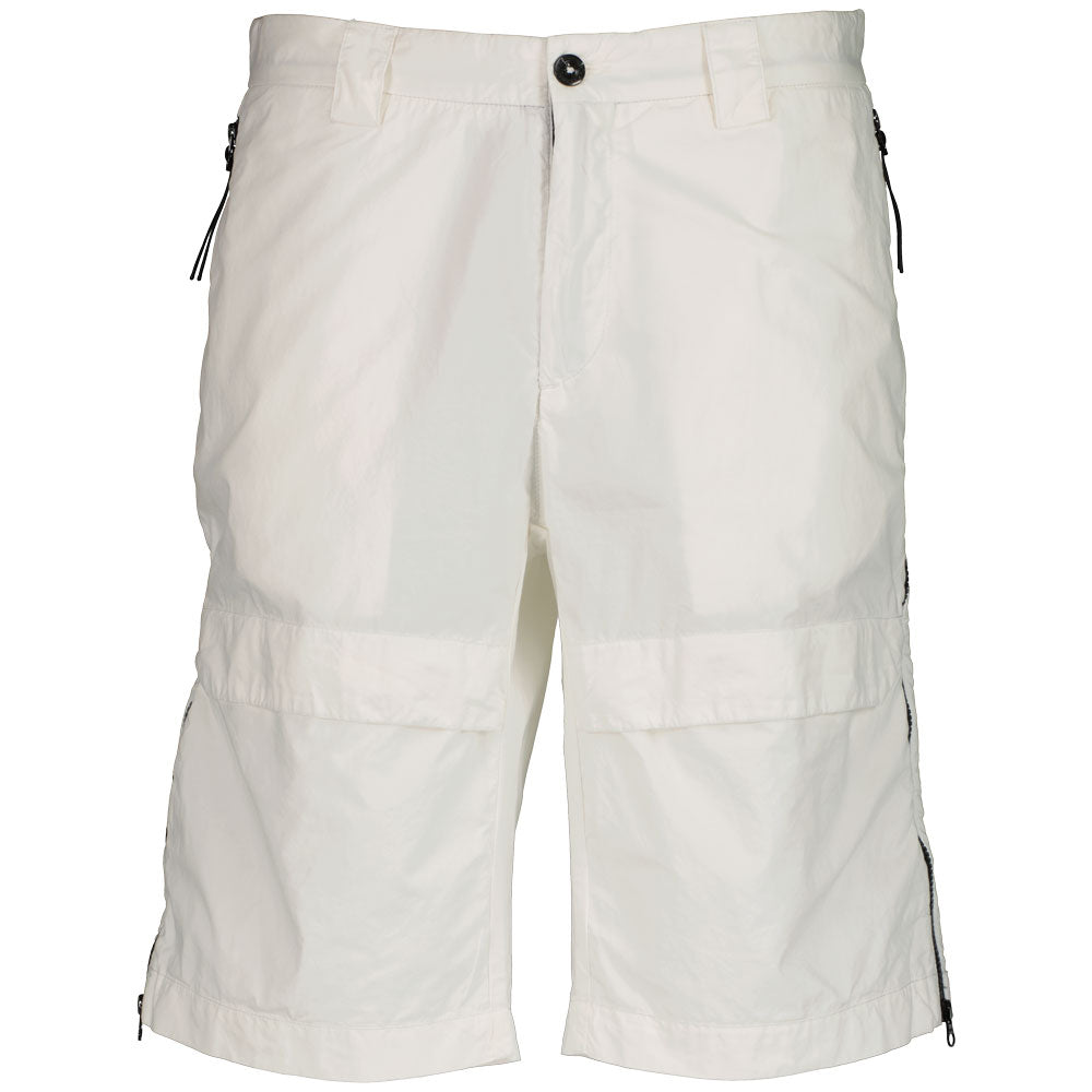 C.P. Company | C.P. Tela Cotton Cargo Shorts - Gauze White