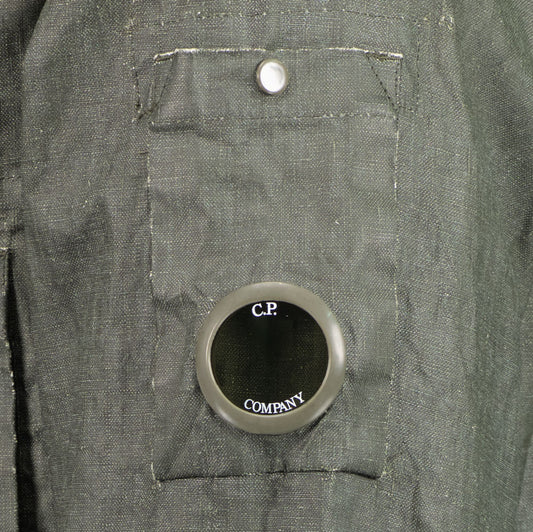 C.P. Plated Linen Lens Overshirt - Casual Basement