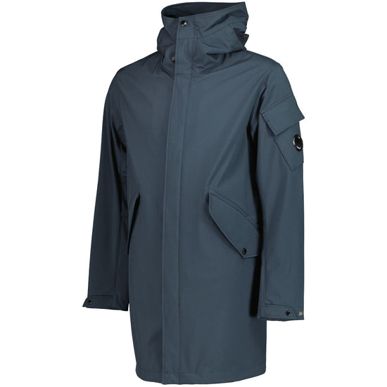 C.P. Soft Shell Long Hooded Lens Parka - Casual Basement
