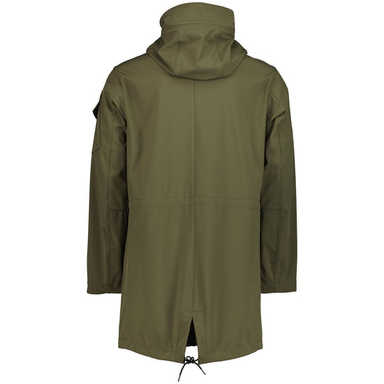 C.P. Soft Shell Long Hooded Parka - Casual Basement