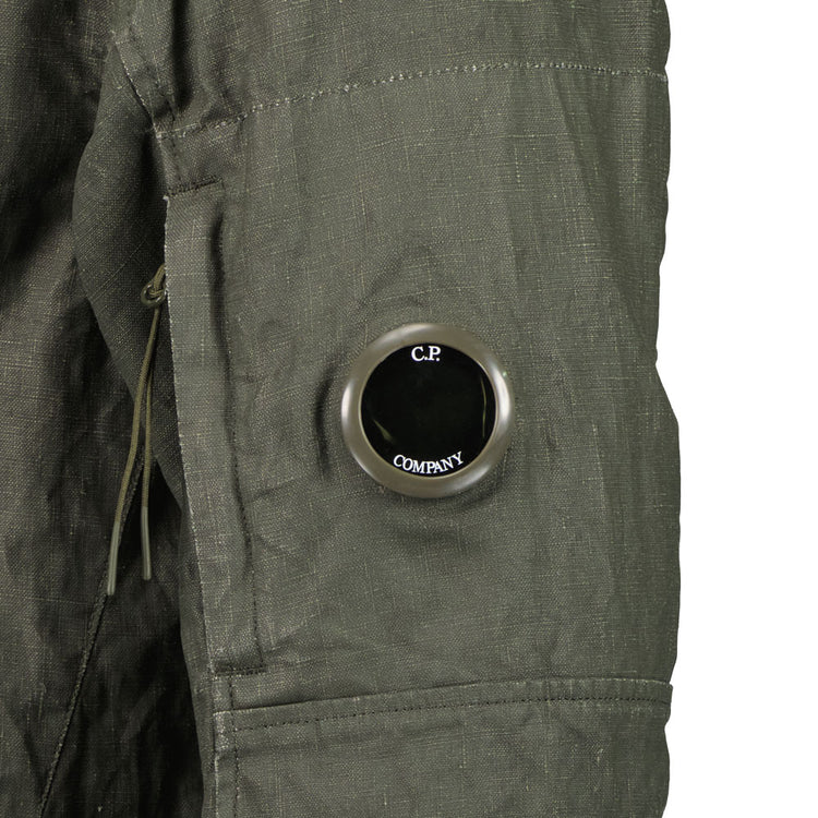 C.P. Plated Linen Lens Jacket - Casual Basement