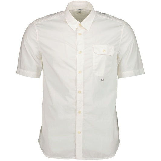 C.P. Company Short Sleeve Popeline Shirt - Casual Basement