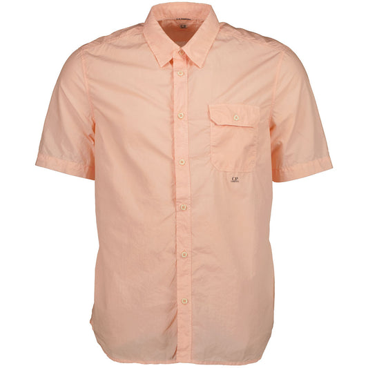 C.P. Short Sleeve Popeline Shirt - Casual Basement