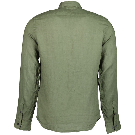 C.P. Company Long Sleeve Linen Shirt - Casual Basement