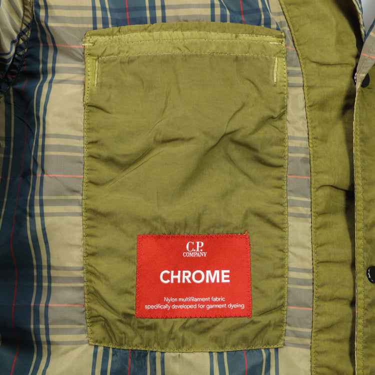 C.P. Hooded Chrome Check Lens Overshirt - Casual Basement