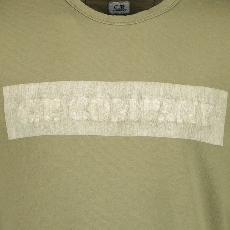 C.P. Company Chest Print Logo Sweatshirt - Casual Basement