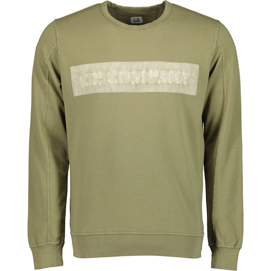 C.P. Company Chest Print Logo Sweatshirt - Casual Basement