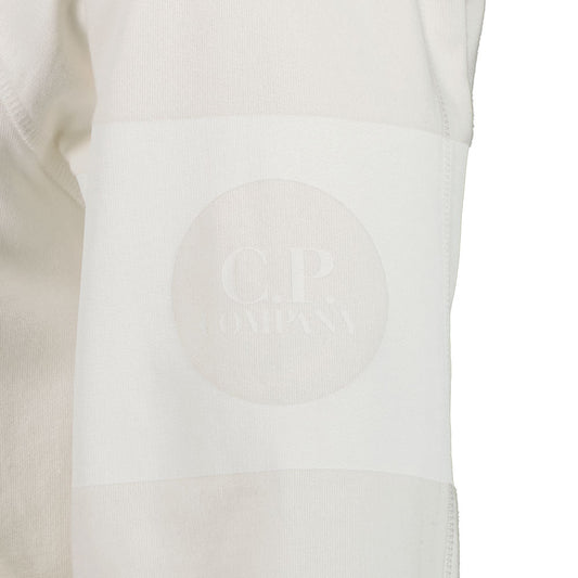 C.P. Text Print Zip Hoodie - Casual Basement