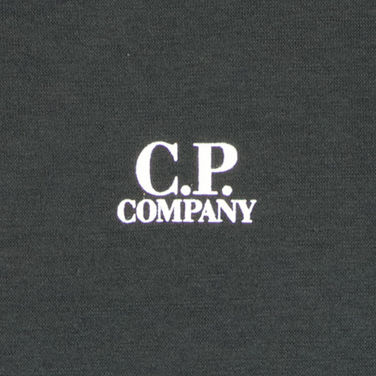 C.P. Button Up Logo Print T-Shirt - Casual Basement