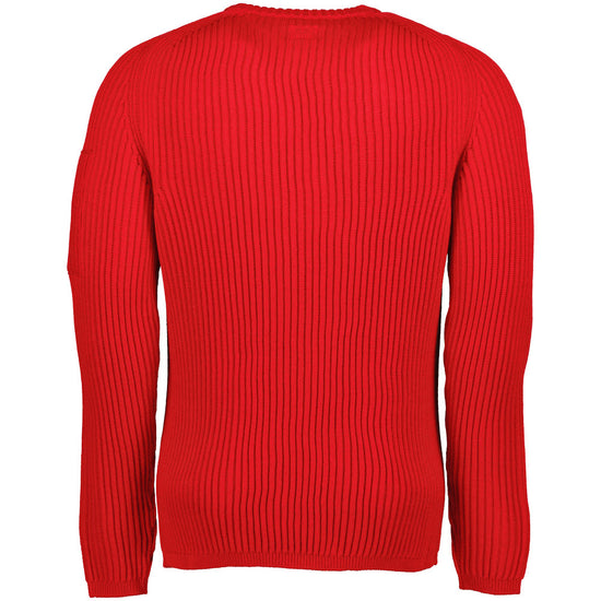 C.P. Merino Wool Ribbed Crew Neck Knit - Casual Basement