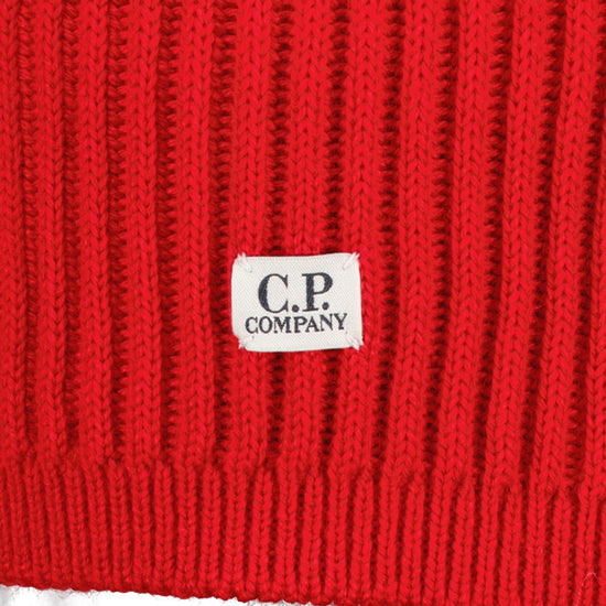 C.P. Merino Wool Ribbed Crew Neck Knit - Casual Basement