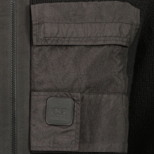 Lambswool Mixed Zip Cardigan - Casual Basement