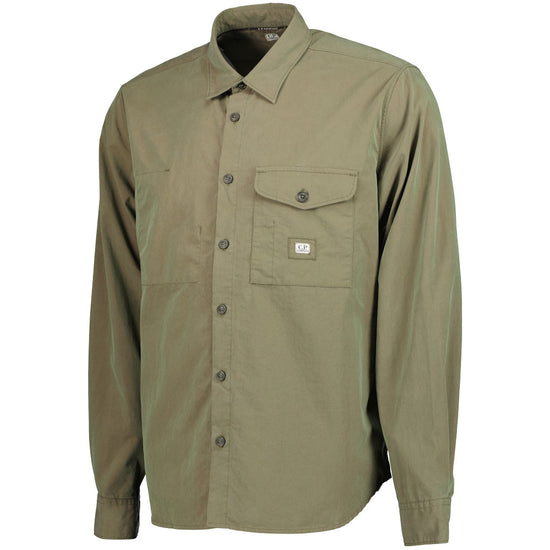 C.P. Reps Cotton Nylon Peach Shirt - Casual Basement