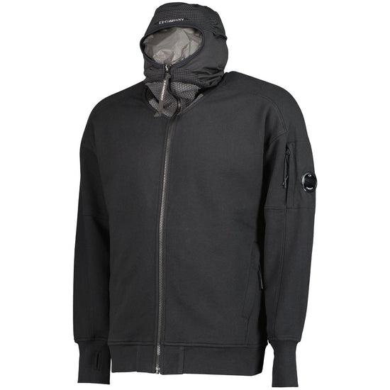 C.P. High Neck Zip Up Lens Hoodie - Casual Basement