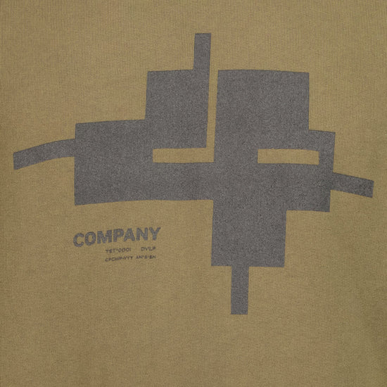 C.P. Logo Print Fleece Sweatshirt - Casual Basement