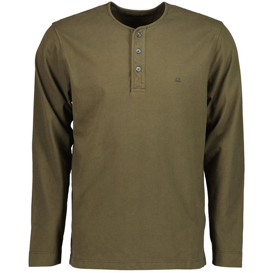 C.P. Long Sleeve Button Up T-Shirt - Casual Basement