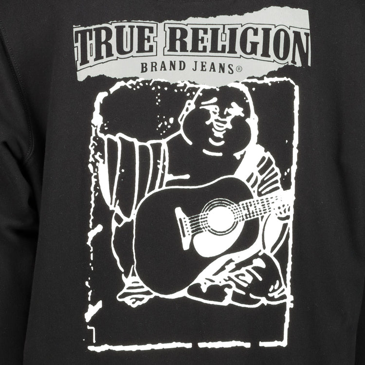 True Religion Buddha Ripped Zip Hoodie - Casual Basement
