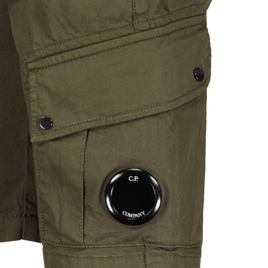 C.P. Junior Stretch Gabardine Lens Cargo Shorts - Casual Basement